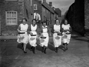 olney pancake race